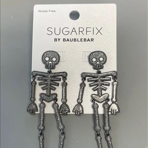 NWT Sugarfix by BaubleBar Skeleton Earrings